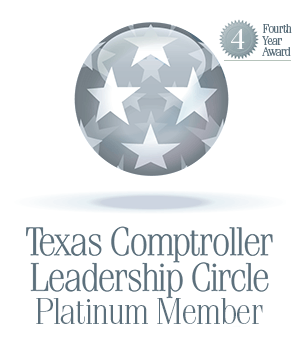 Texas Comptroller Leadership Circle Platinum Member